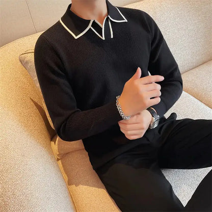 Men Winter British Style Sweater