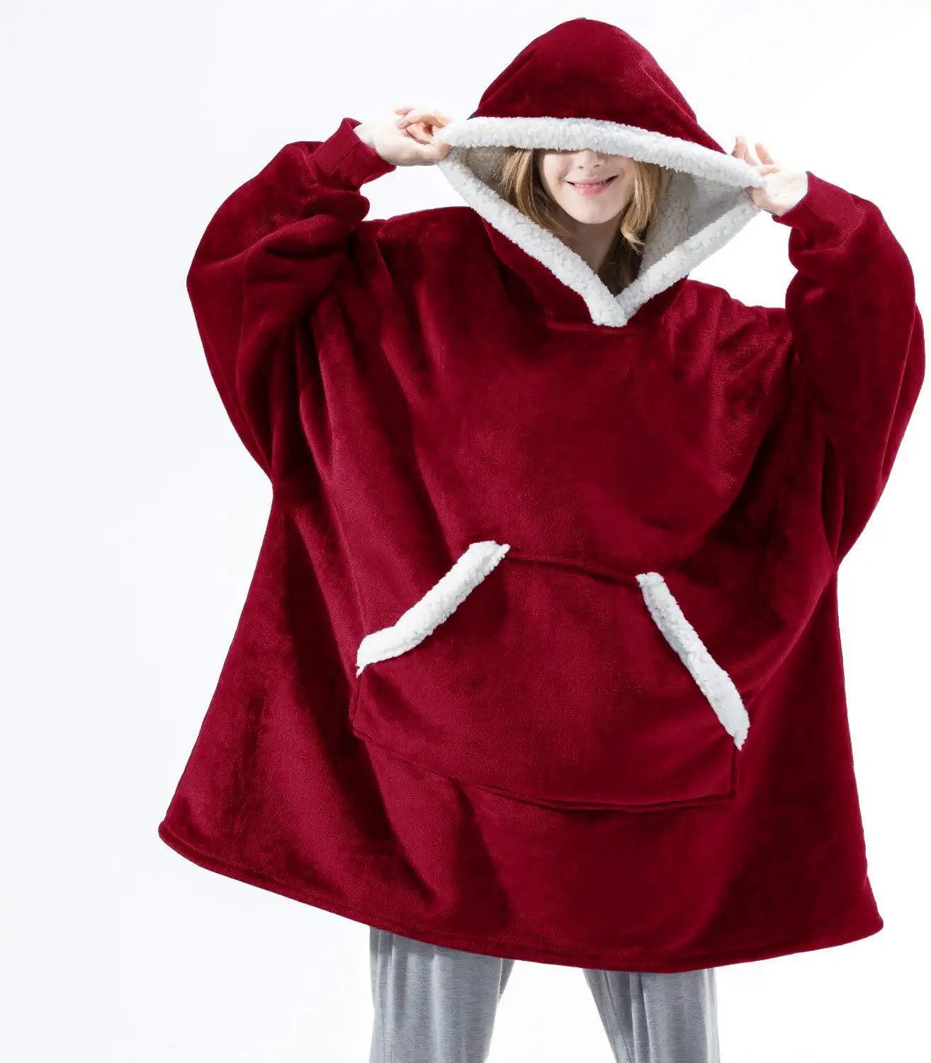 Women Winter Fleece Oversized Hoodie