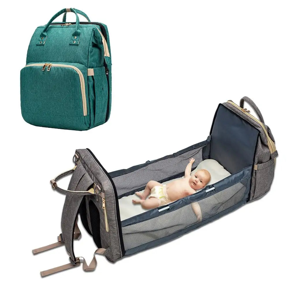 Convertible Lightweight Diaper Baby Bed Bag - Simply Great Gear