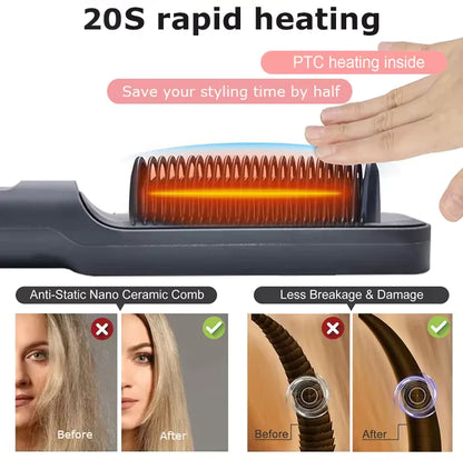 Multifunction Electric Hair Straightening Comb - Simply Great Gear