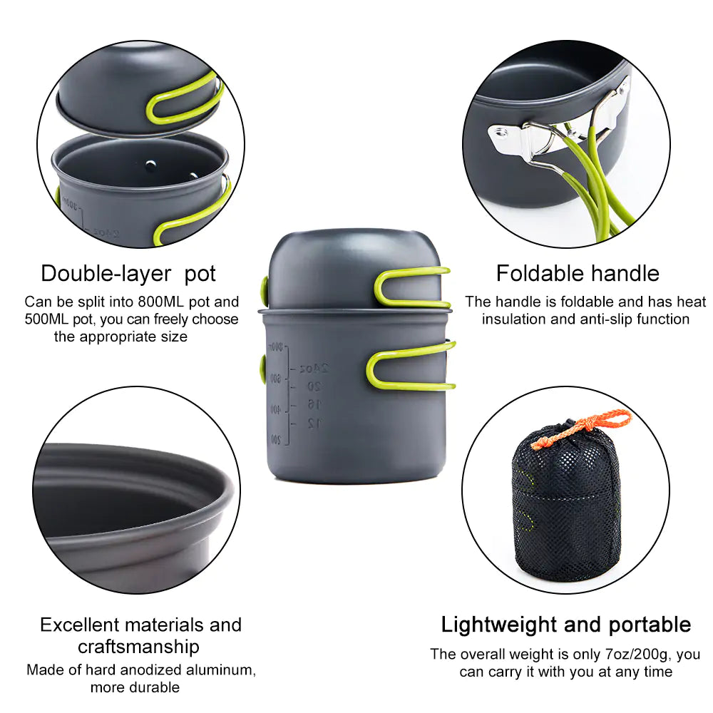 Outdoor Camping Tableware Kit - Simply Great Gear