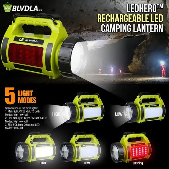 Rechargeable LED Camping Lantern - Simply Great Gear