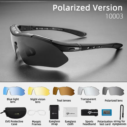 Men's Polarized Cycling Sunglasses - Simply Great Gear