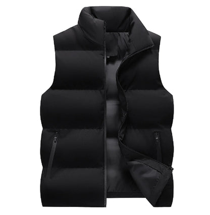 Men Neck Protection Zipper Cardigan Winter Coat