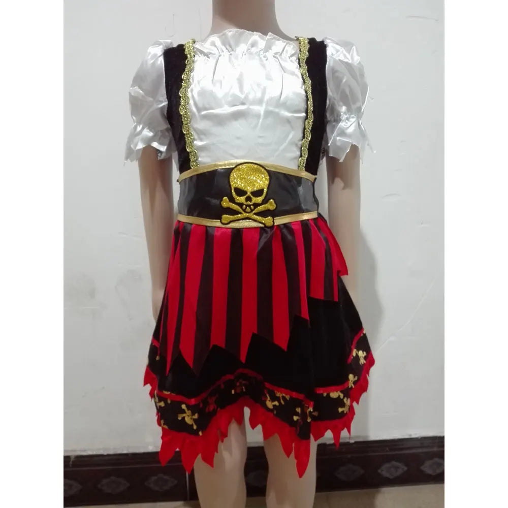 Umorden Cutie Lil' Pirate Costume for Baby Toddler Girl Child Girls 2-3T 3-4T 4-6T Halloween Carnival Party New Year Fancy Dress