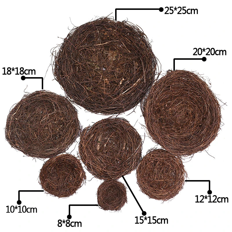 Round Rattan Bird Nest - Simply Great Gear