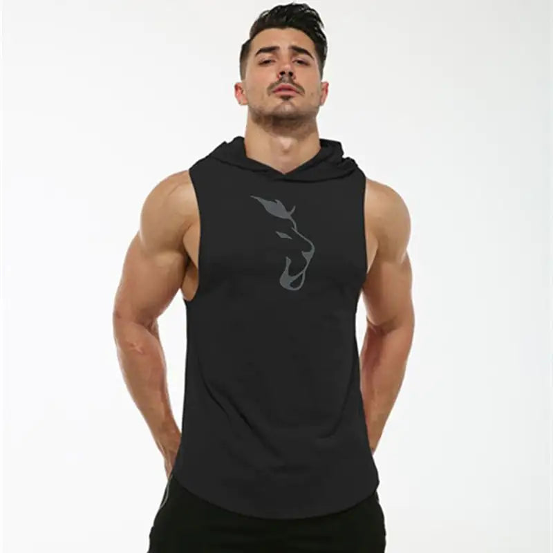 Hooded Sleeveless Men's Vest - Simply Great Gear