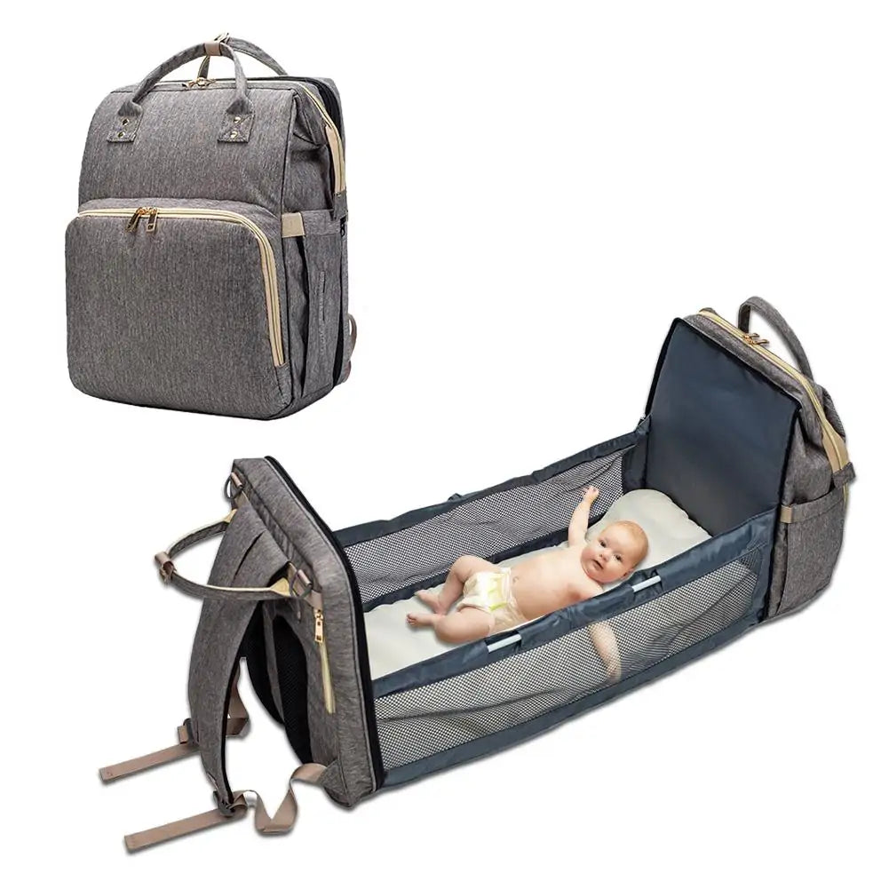 Convertible Lightweight Diaper Baby Bed Bag - Simply Great Gear