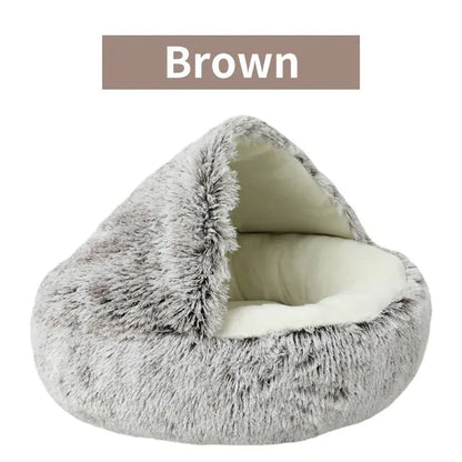 Plush Round Cat Bed - Simply Great Gear