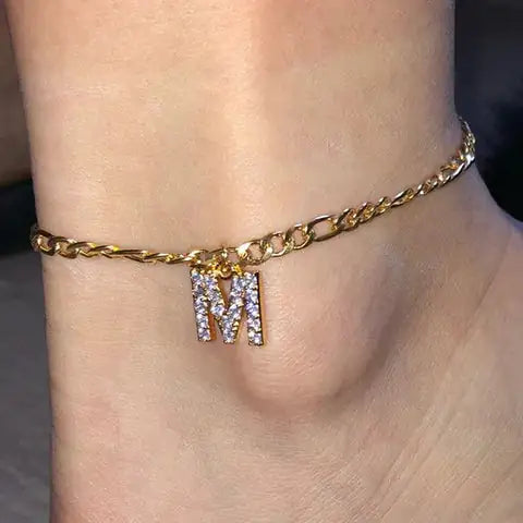 Initial Anklet Jewelry Accessory - Simply Great Gear