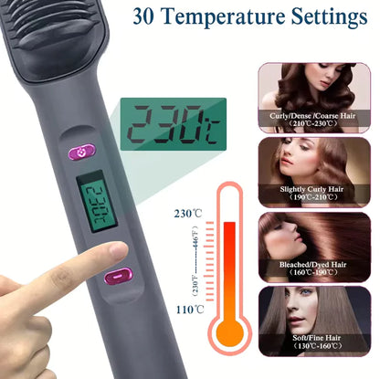 Multifunction Electric Hair Straightening Comb - Simply Great Gear