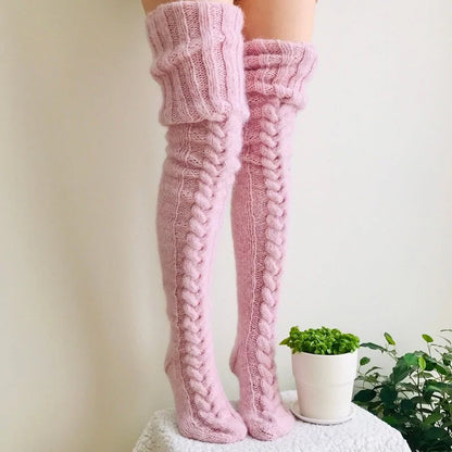 Women Winter Knee Socks