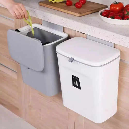 Kitchen Trash Can Kitchen Waste Bin Kitchen Garbage Cans Recycle Rubbish Bin for Kitchen Dustbin Garbage Bin Trash Bin Trashcan - Simply Great Gear