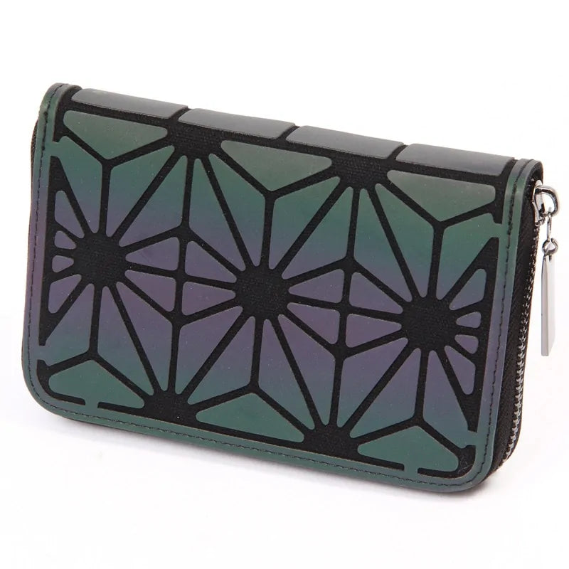 Short Clutch Luminous Zipper Wallet - Simply Great Gear