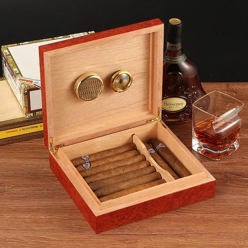 Cedar Wood Humidor Cigar Box - Simply Great Gear