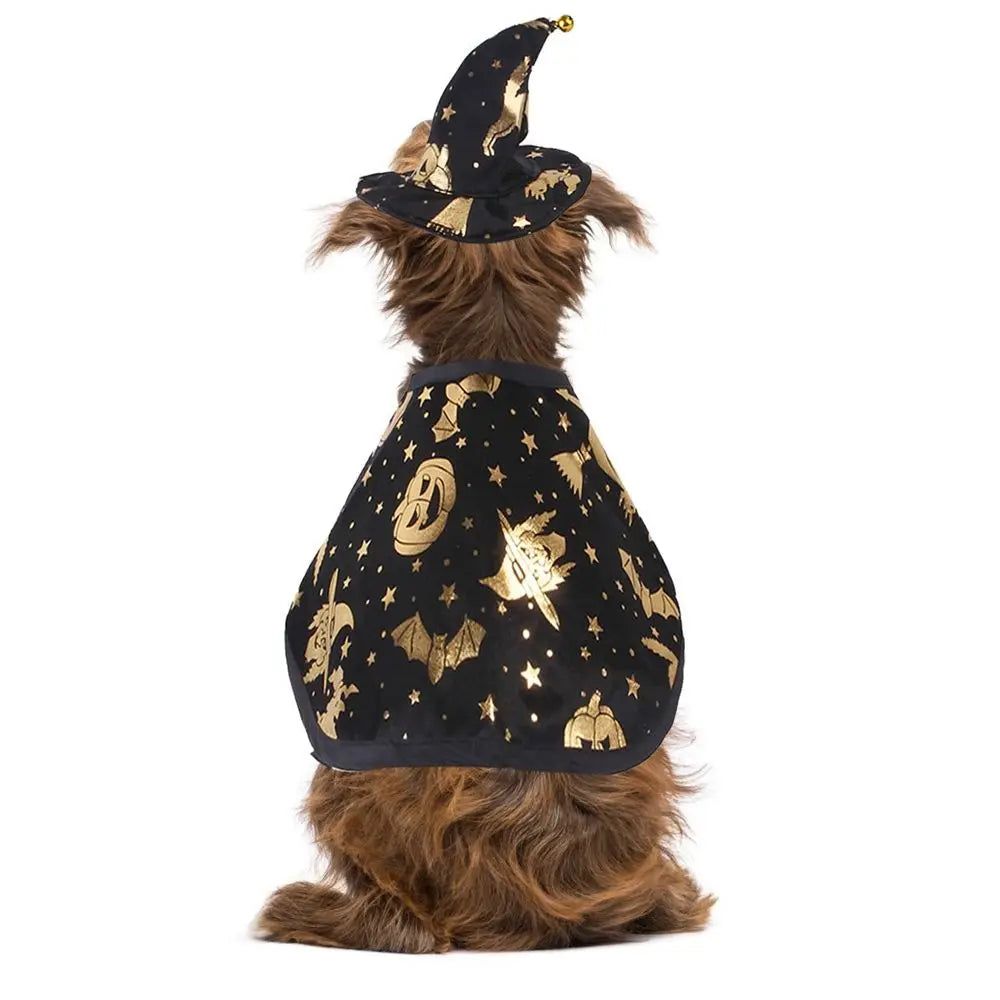 Dog Cloak Halloween Cosplay Costume Collar