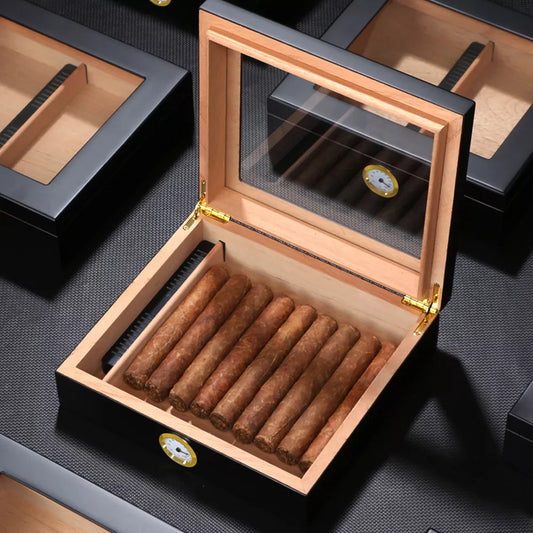 Cedar Wood Humidor Cigar Box - Simply Great Gear