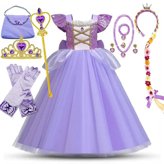 Rapunzel Dress Halloween Costume