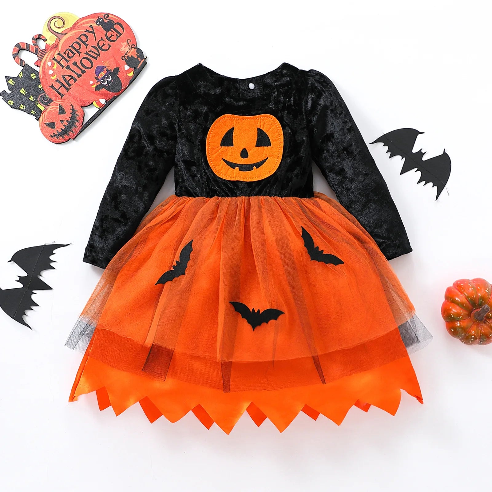 Kid Pumpkin Halloween Costume - Simply Great Gear