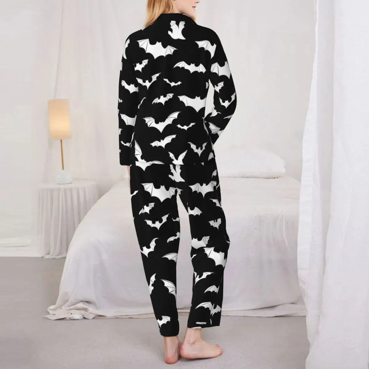 Female Gothic Art Halloween Pajamas