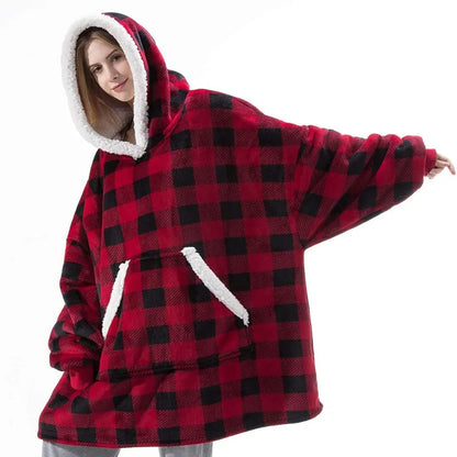 Women Winter Fleece Oversized Hoodie