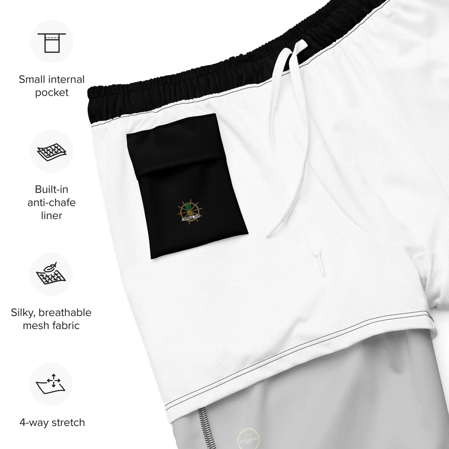 Men's Black Eco Board Shorts - Simply Great Gear