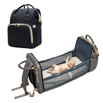 Convertible Lightweight Diaper Baby Bed Bag - Simply Great Gear