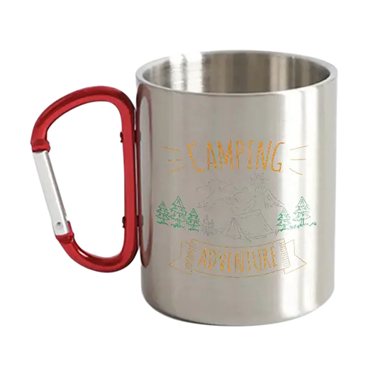 Camping Adventure Carabiner Mug 12oz - Simply Great Gear