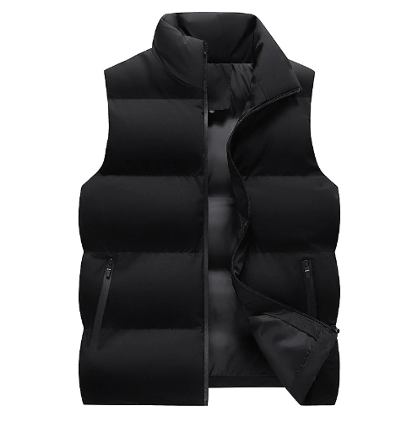 Men Neck Protection Zipper Cardigan Winter Coat