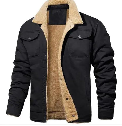 Men Fleece Winter Jacket