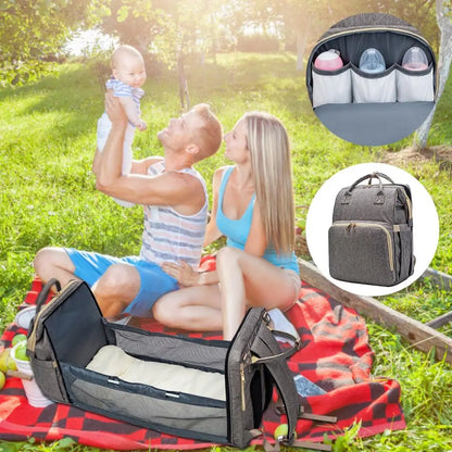 Convertible Lightweight Diaper Baby Bed Bag - Simply Great Gear