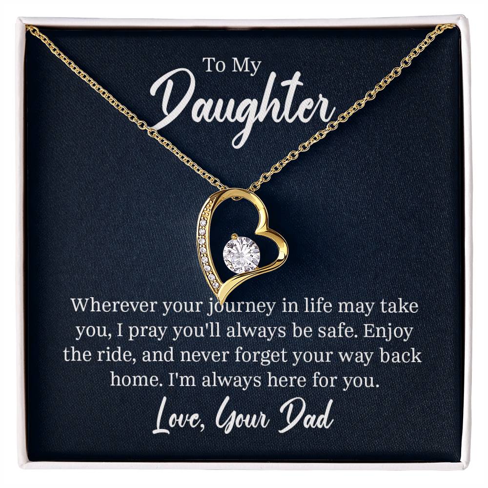 Forever Love Necklace - For Daughter From Dad - Simply Great Gear