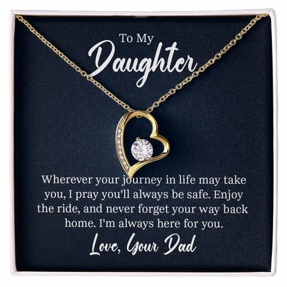 Forever Love Necklace - For Daughter From Dad - Simply Great Gear