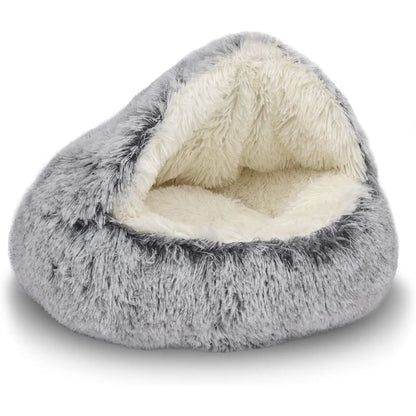 Plush Round Cat Bed - Simply Great Gear