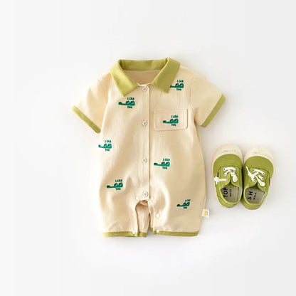 Baby Summer Crocodile Clothes  Jumpsuit - Simply Great Gear