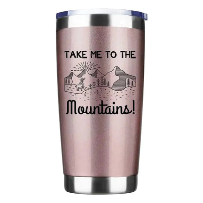 Take Me The Mountains 30oz Insulated Vacuum Sealed Tumbler - Simply Great Gear