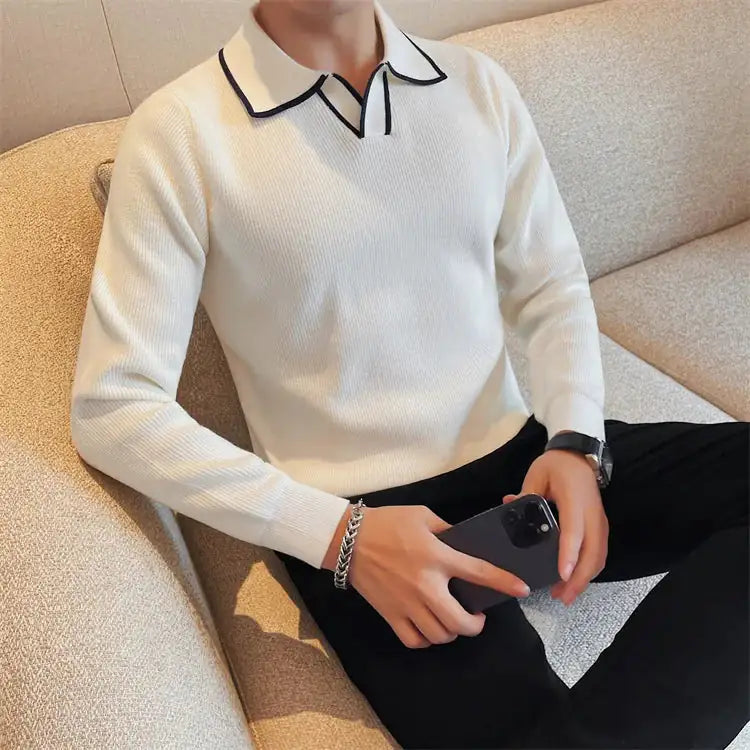 Men Winter British Style Sweater