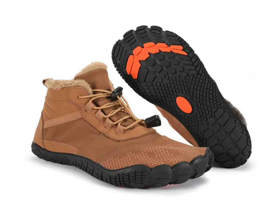 Men Arctic Steps Winter Bare Foot Shoes