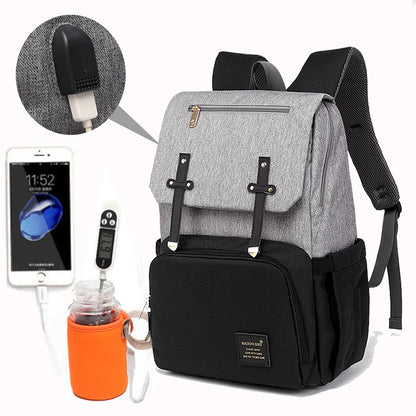 Baby Diaper Bag with USB Port - Simply Great Gear