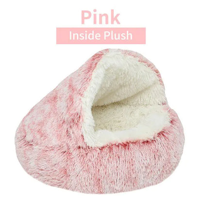 Plush Round Cat Bed - Simply Great Gear