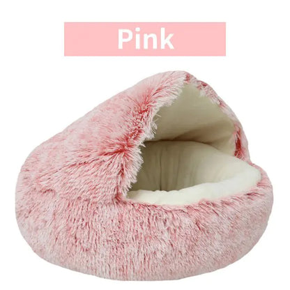 Plush Round Cat Bed - Simply Great Gear