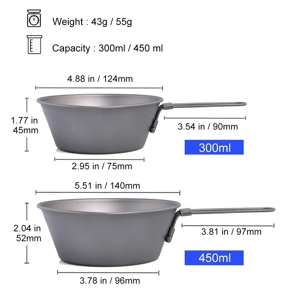 Titanium Camping Bowl - Simply Great Gear