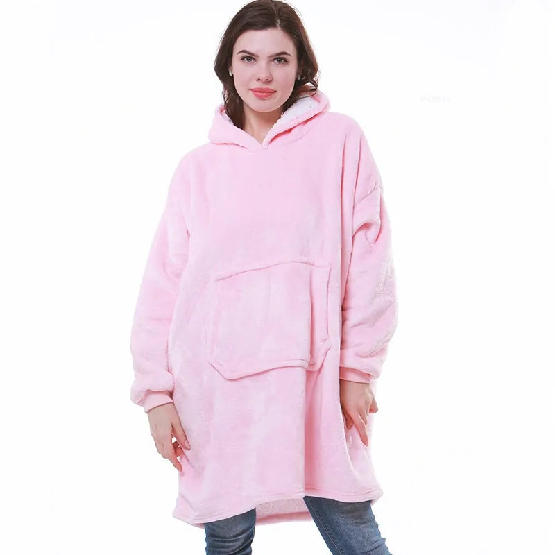 Women Winter Fleece Oversized Hoodie