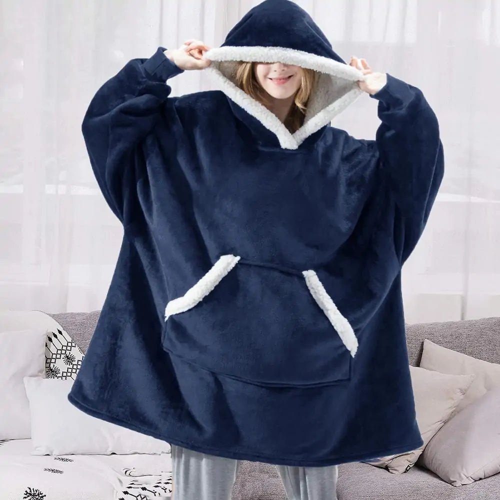 Women Winter Fleece Oversized Hoodie