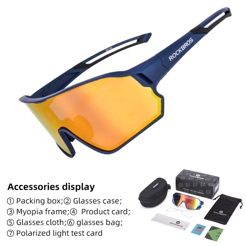 Men's Polarized Cycling Sunglasses - Simply Great Gear