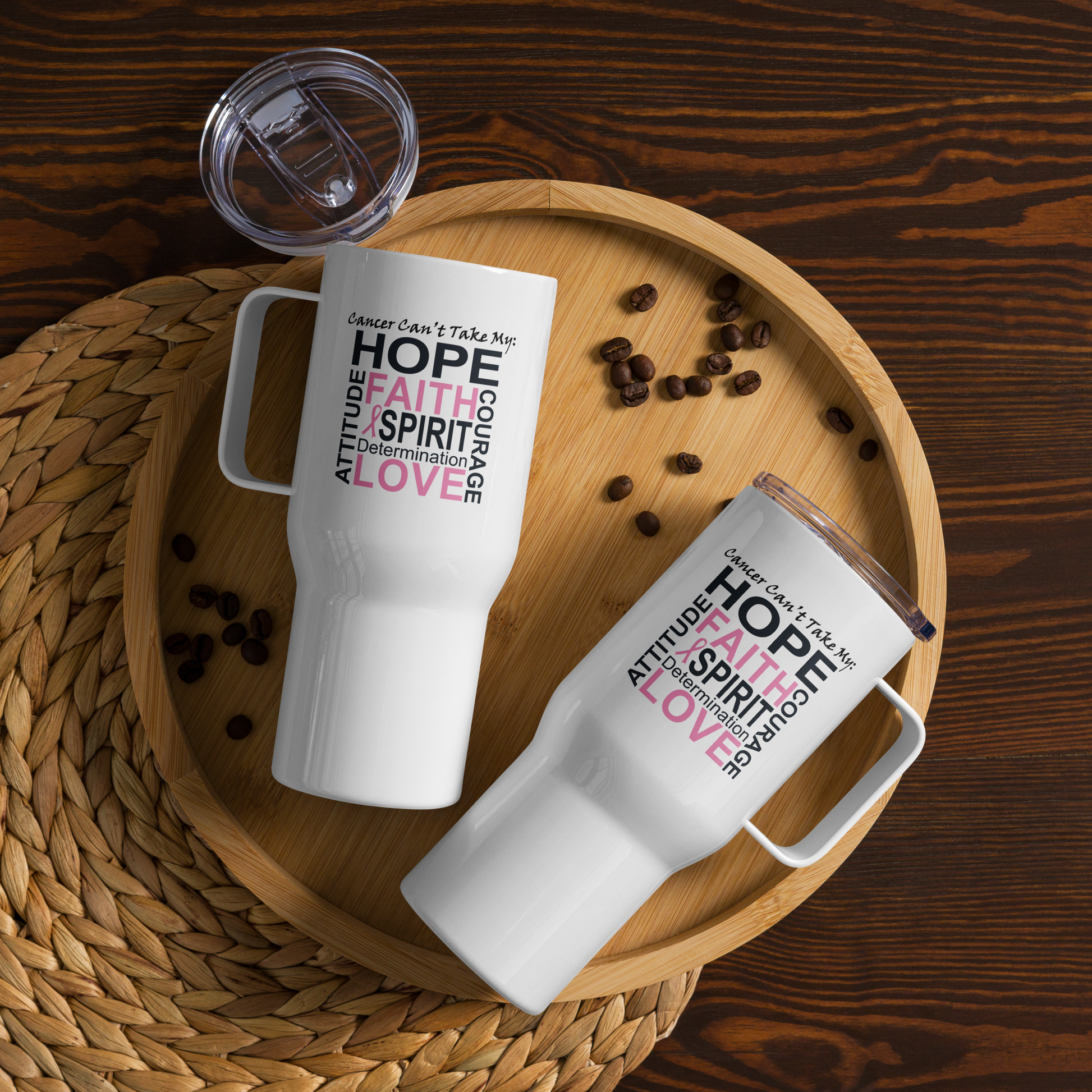 Breast Cancer Hope & Faith Insulated Tumbler - Simply Great Gear