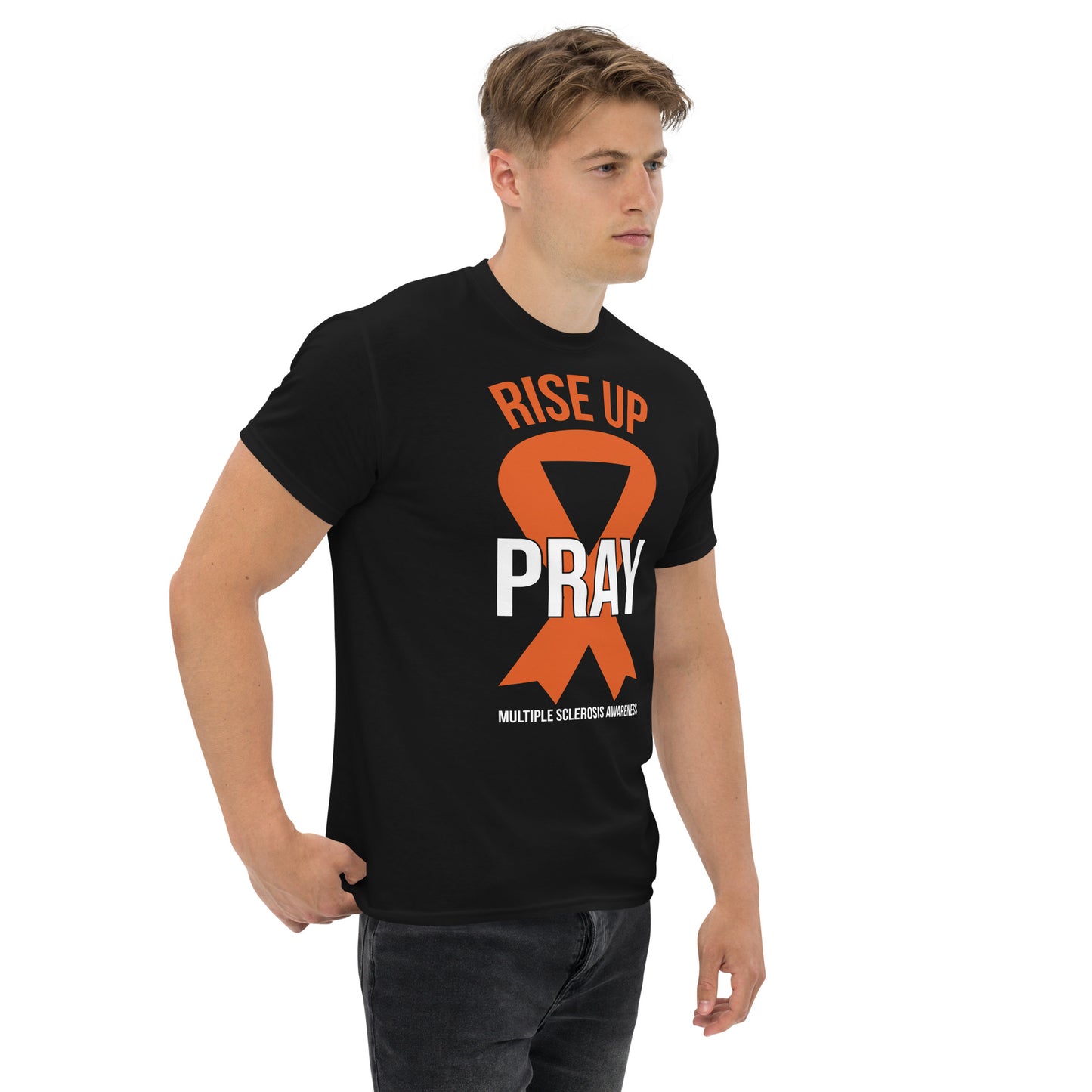 MS Awareness "Rise Up and Pray" T-Shirt - Simply Great Gear