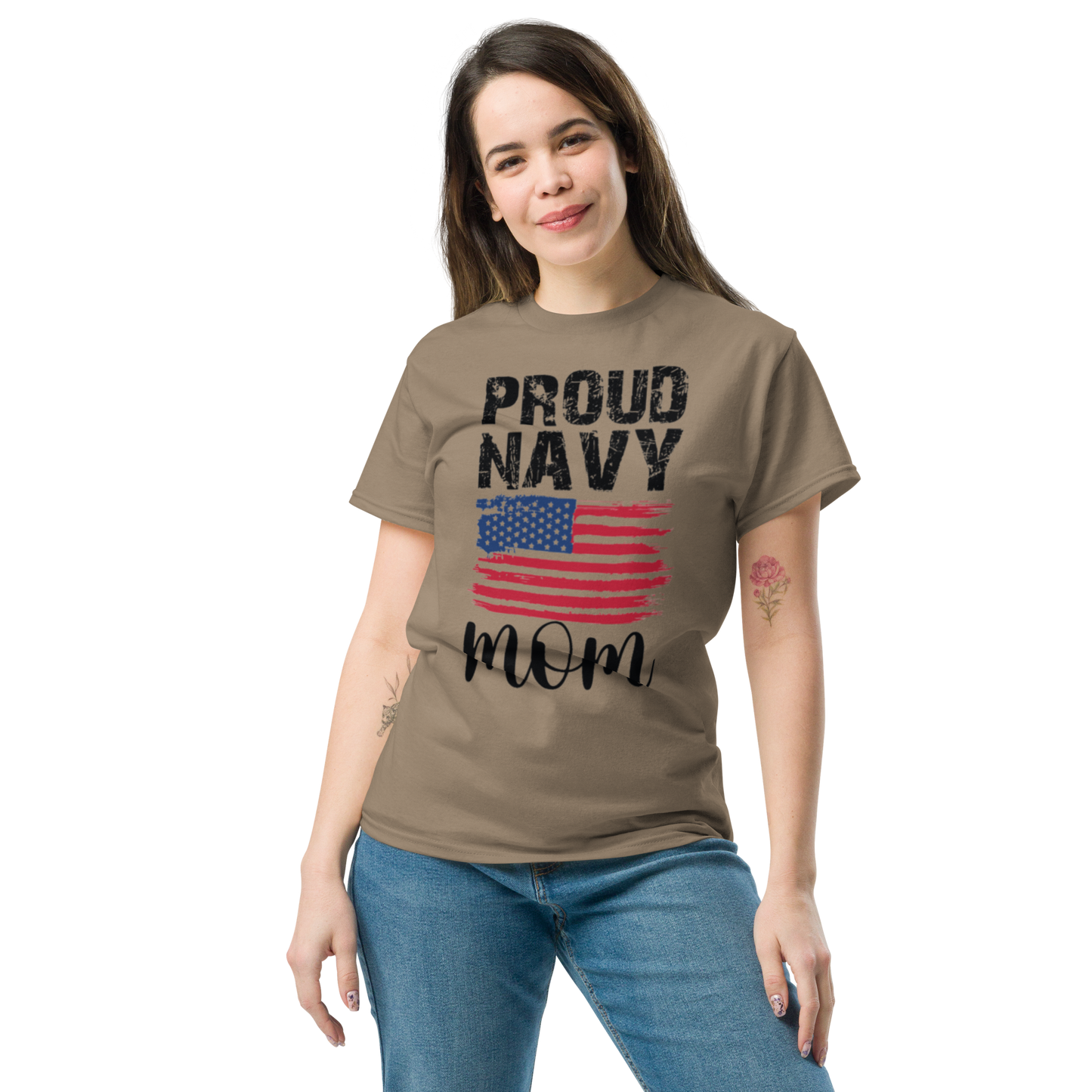 Proud Navy Mom Classic Tee - Simply Great Gear