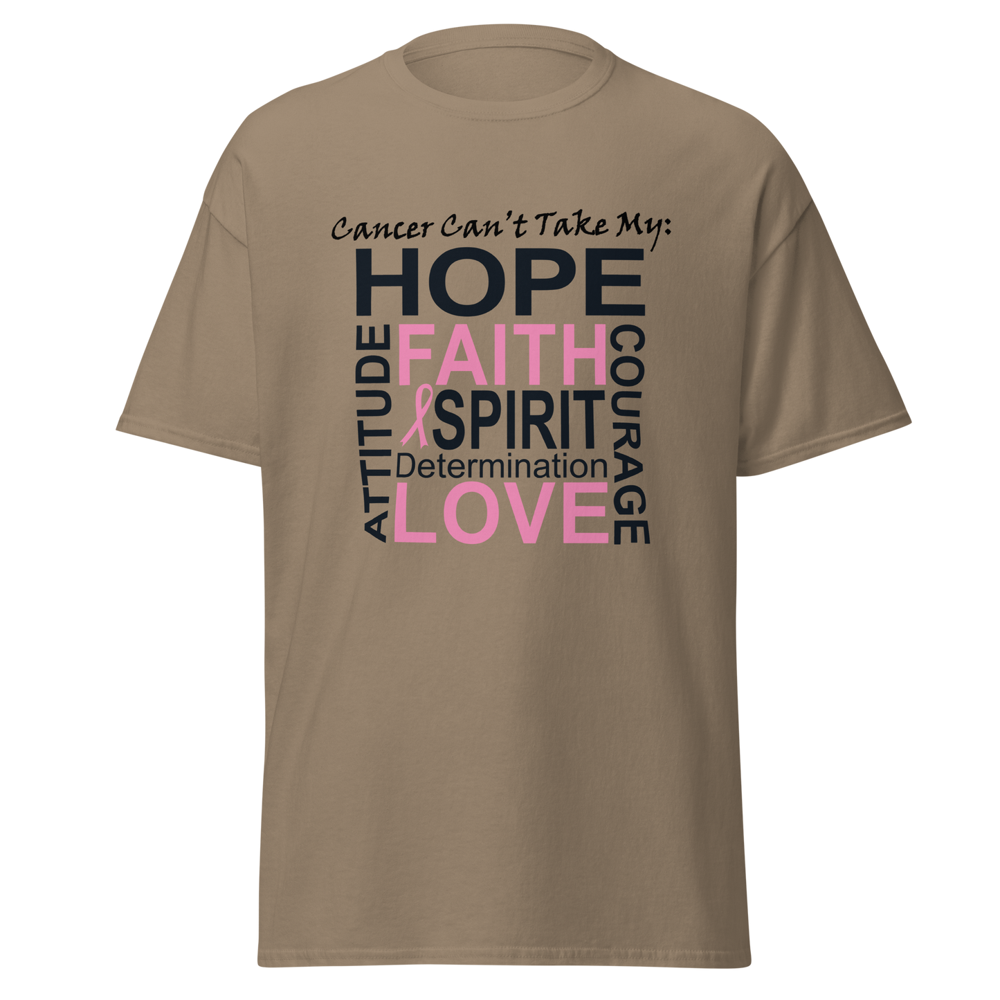 Breast Cancer Awareness Hope & Faith Classic Tee - Simply Great Gear