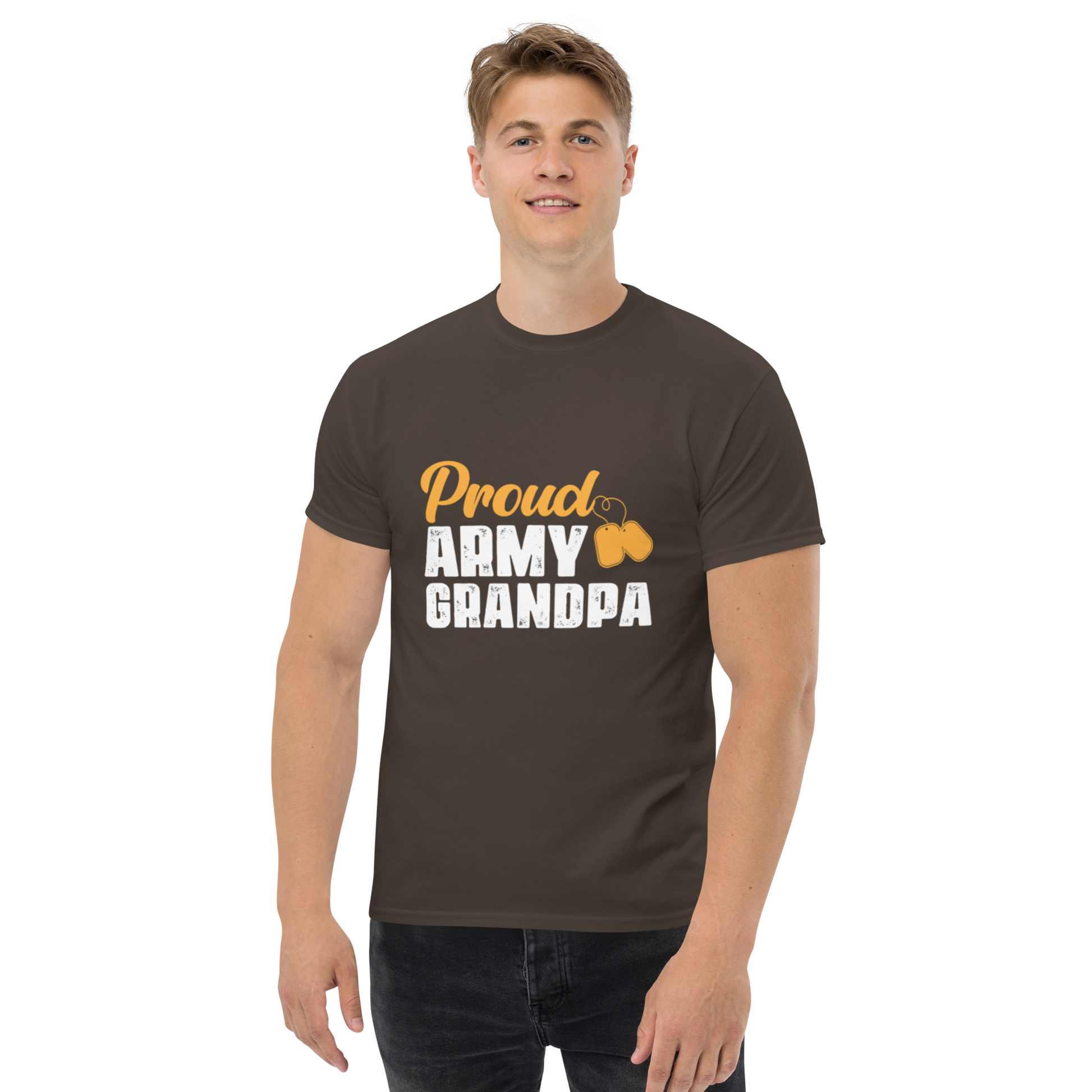 Proud Army Grandpa Classic Tee - Simply Great Gear